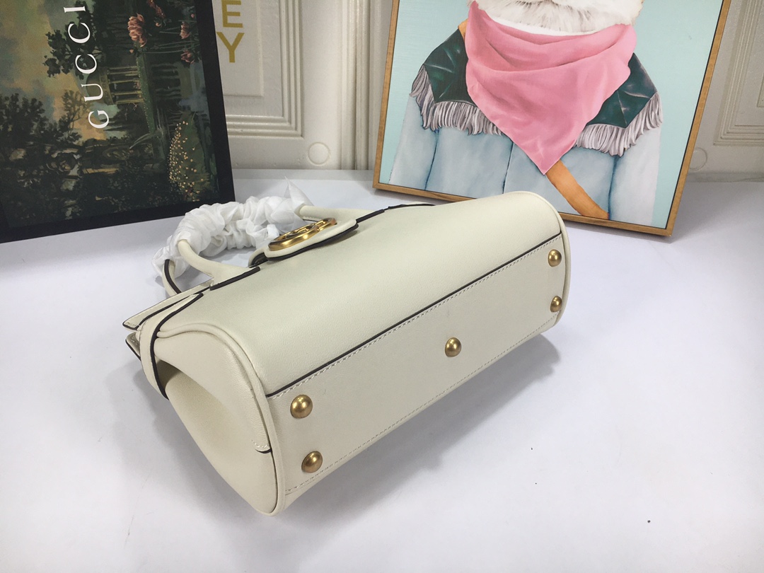 Wholesale Luxury Gucci Small Top Handle Bag With Double G - Image 15