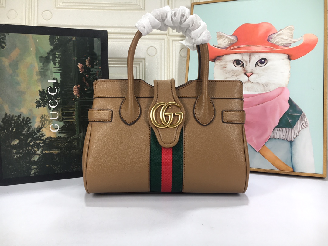Wholesale Luxury Gucci Small Top Handle Bag With Double G - Image 7