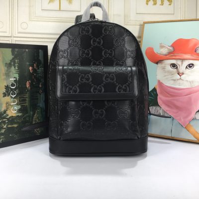 Wholesale Luxury Gucci Double G Embossed Backpack