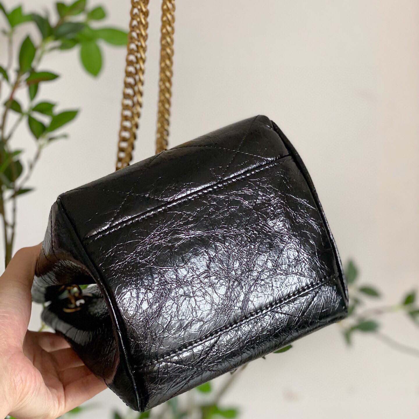 Wholesale Luxury Ysl Black Chain Crossbody Shoulder Bucket Bag - Image 3