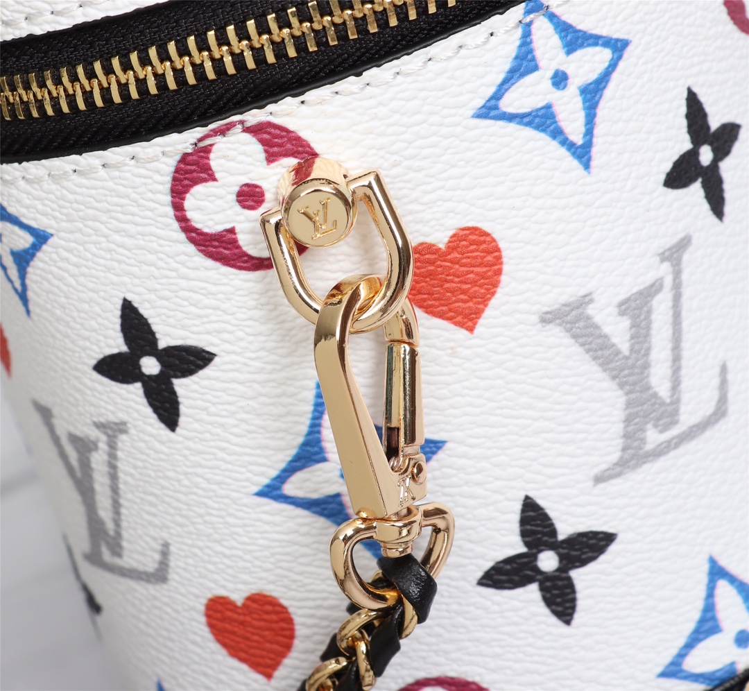 Wholesale Luxury Louis Vuitton Game On Vanity Pm M57482 Black/White - Image 14