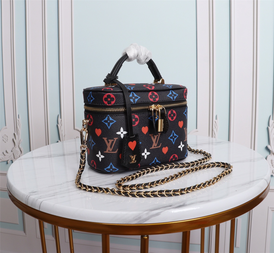 Wholesale Luxury Louis Vuitton Game On Vanity Pm M57482 Black/White - Image 2