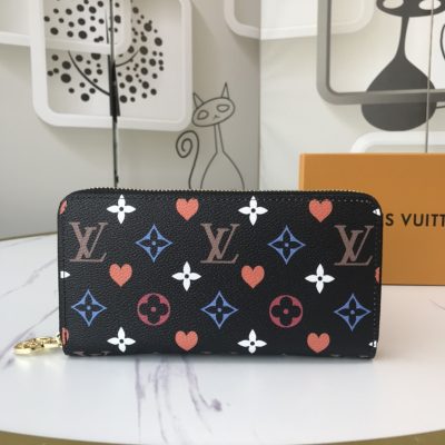 Wholesale Luxury Louis Vuitton Game On Zippy Wallet M80323 Black/White