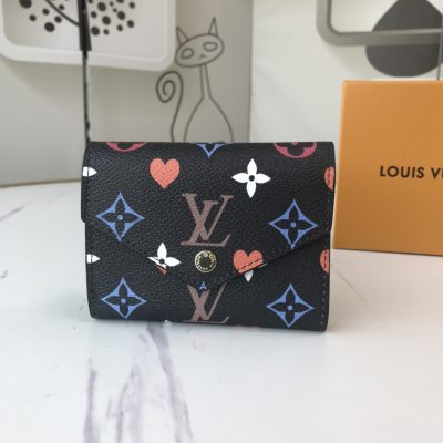 Wholesale Luxury Louis Vuitton Aaa-Game On Zoe Wallet M41938 Black/White