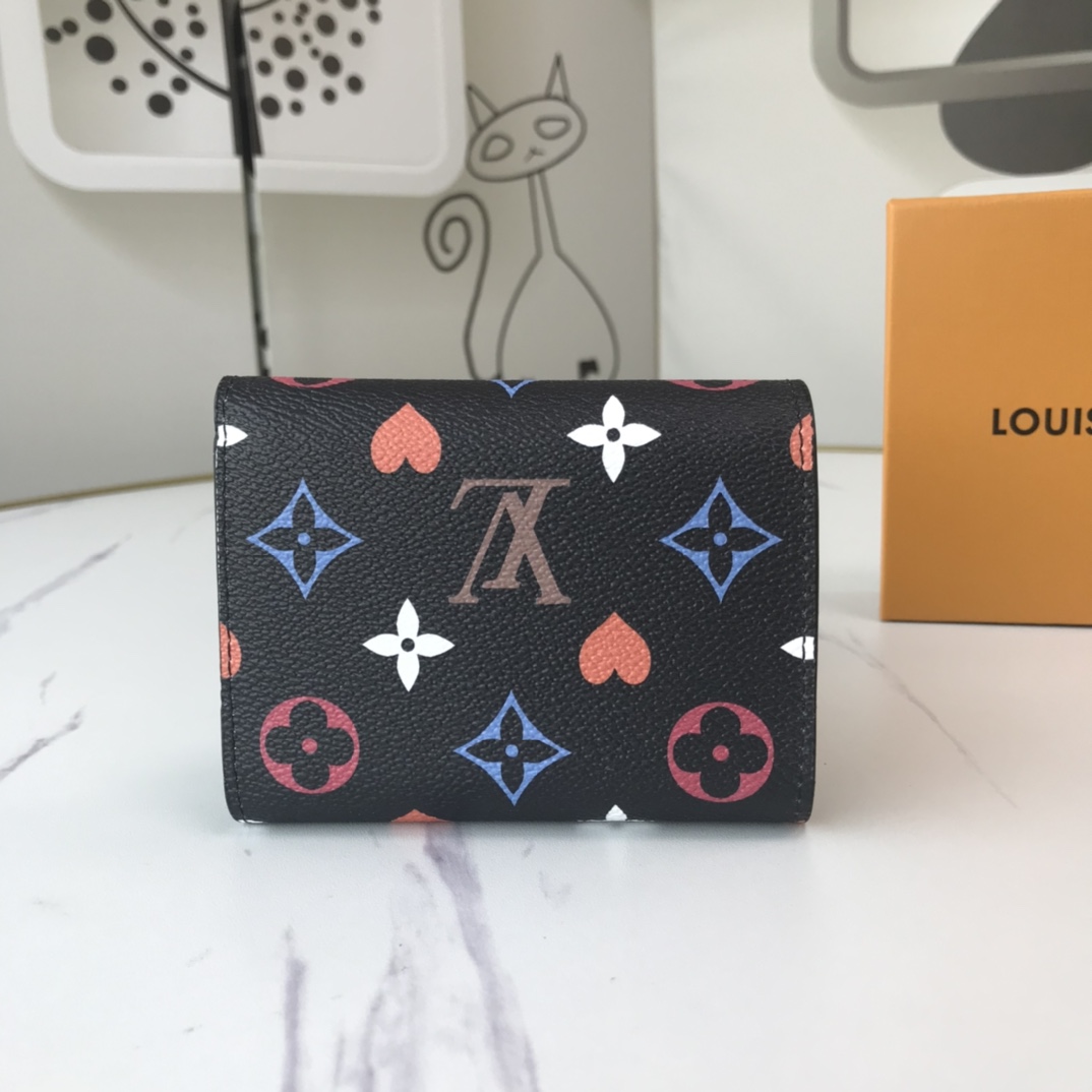 Wholesale Luxury Louis Vuitton Aaa-Game On Zoe Wallet M41938 Black/White - Image 2