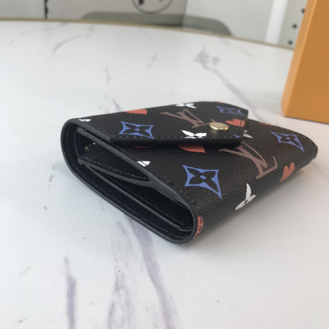 Wholesale Luxury Louis Vuitton Aaa-Game On Zoe Wallet M41938 Black/White - Image 4