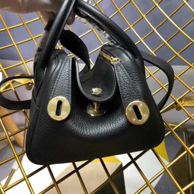 Wholesale Luxury Hermes Aaa-Lindy Mini Bag H079086Ck37 Black/Red/Grey