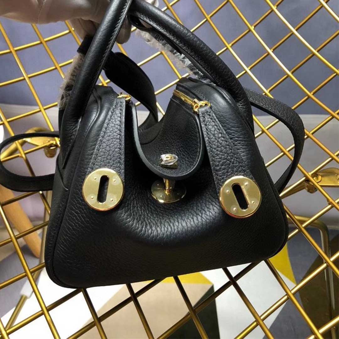 Wholesale Luxury Hermes Aaa-Lindy Mini Bag H079086Ck37 Black/Red/Grey