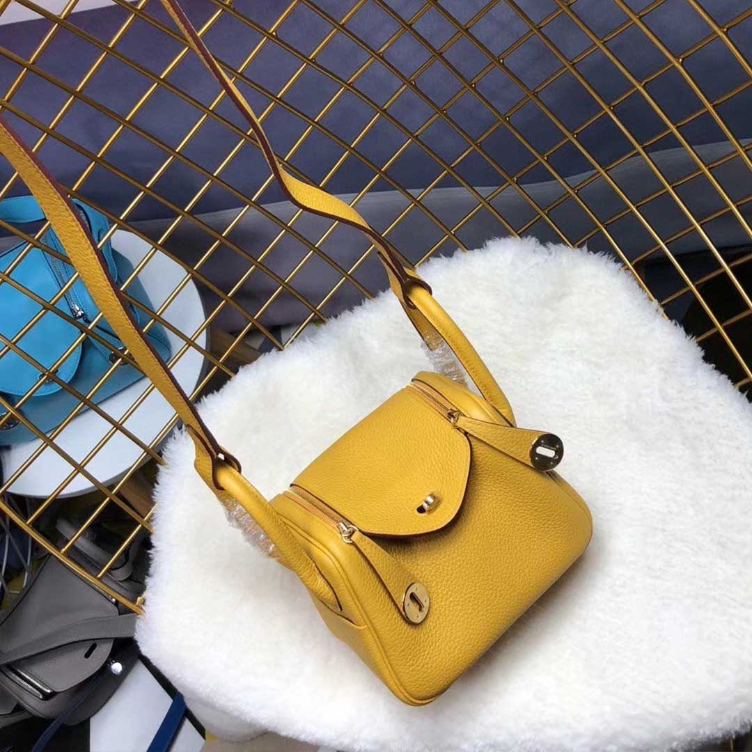 Wholesale Luxury Hermes Aaa-Lindy Mini Bag H079086Ck37 Black/Red/Grey - Image 14