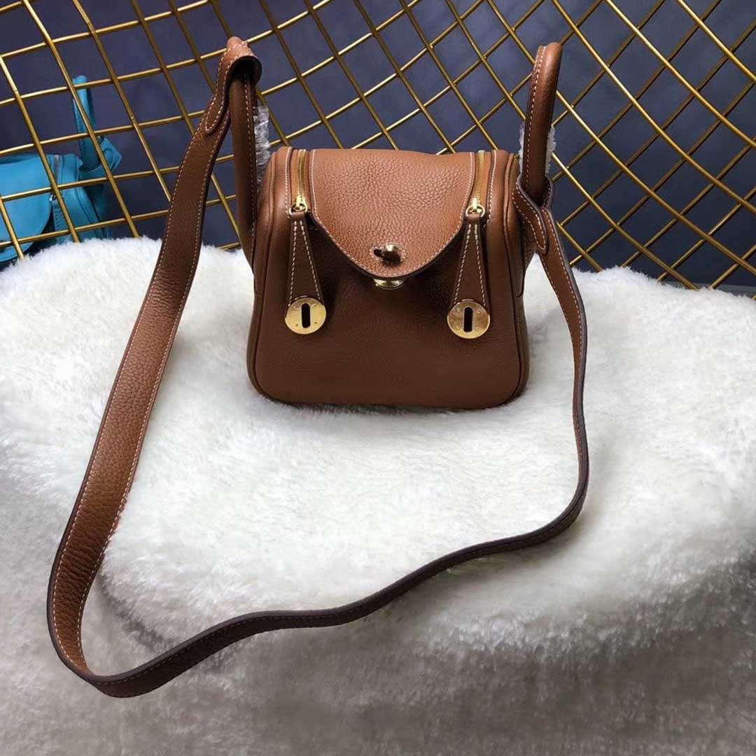 Wholesale Luxury Hermes Aaa-Lindy Mini Bag H079086Ck37 Black/Red/Grey - Image 18