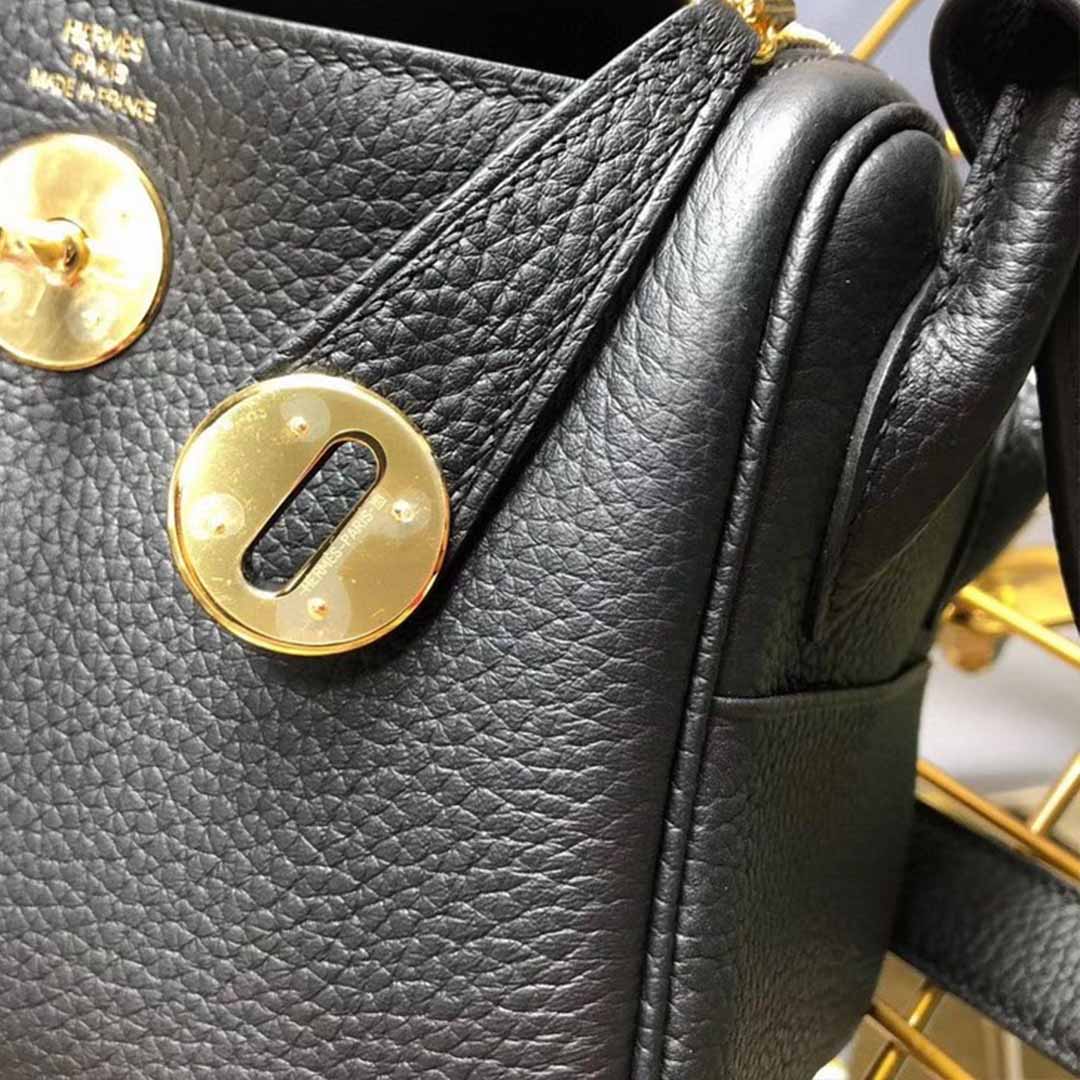 Wholesale Luxury Hermes Aaa-Lindy Mini Bag H079086Ck37 Black/Red/Grey - Image 5