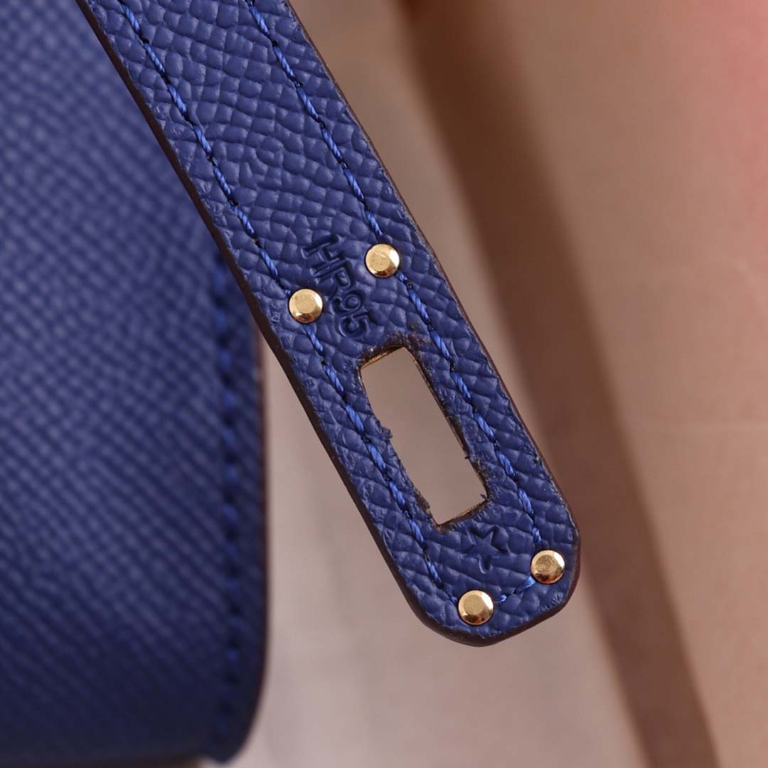 Wholesale Luxury Hermes Aaa-Kelly Cut Pochette Black/Brown/Blue - Image 17