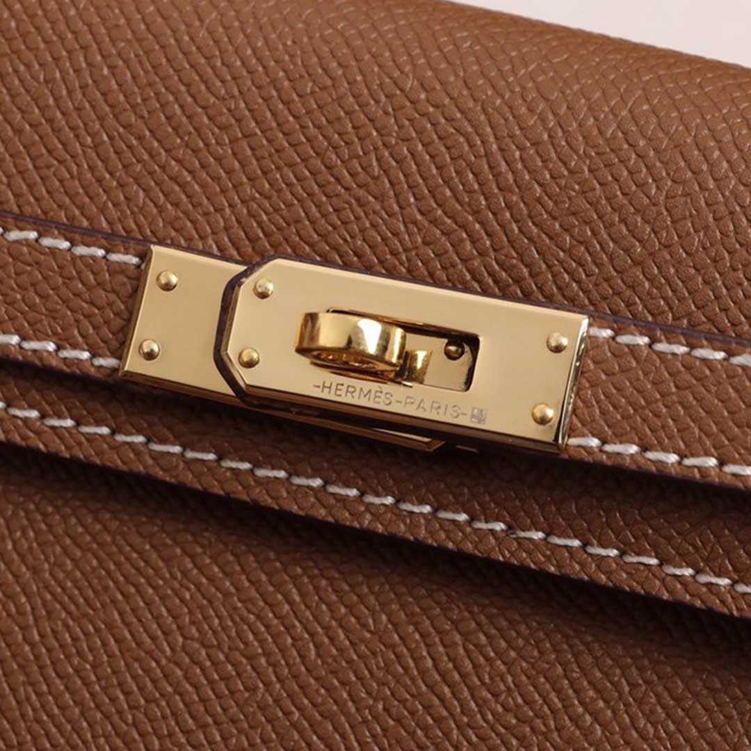 Wholesale Luxury Hermes Aaa-Kelly Cut Pochette Black/Brown/Blue - Image 4