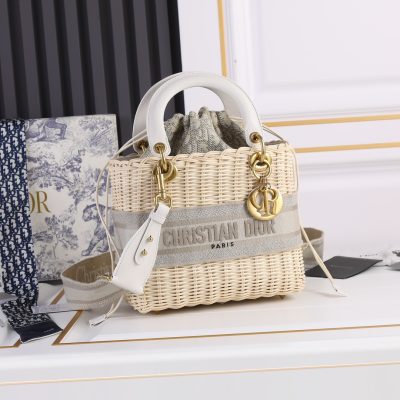 Alternative view of Wholesale Luxury Dior Lady D Bag-Grey