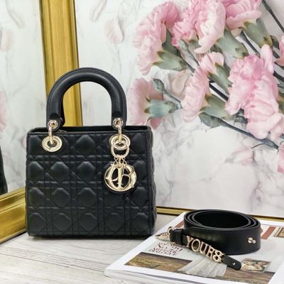 Wholesale Luxury Dior Aaa-My Abc Lady Dr Bag Black/White/Red