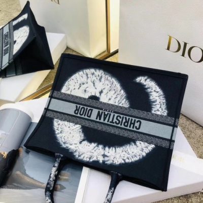 Alternative view of Wholesale Luxury Dior Aaa-Blue Multicolor Tie Book Tote 41Cm