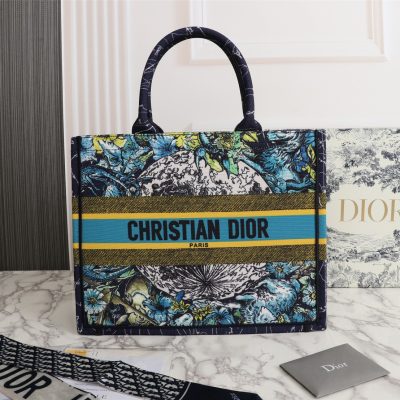 Wholesale Luxury Dior Blue Medium/Large Dior Book Tote- 36/42Cm
