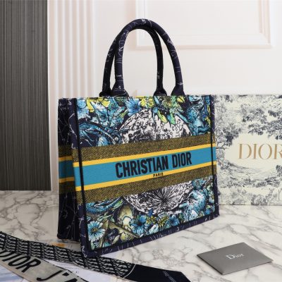 Alternative view of Wholesale Luxury Dior Blue Medium/Large Dior Book Tote- 36/42Cm