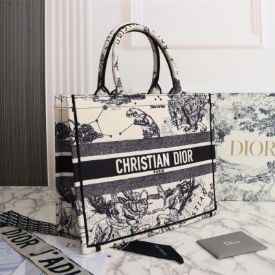 Alternative view of Wholesale Luxury Dior Latte Multicolor Medium/Large Book Tote