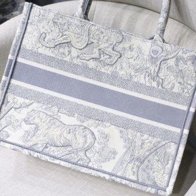 Alternative view of Wholesale Luxury Dior Small Book Tote Gray/Pink/Blue