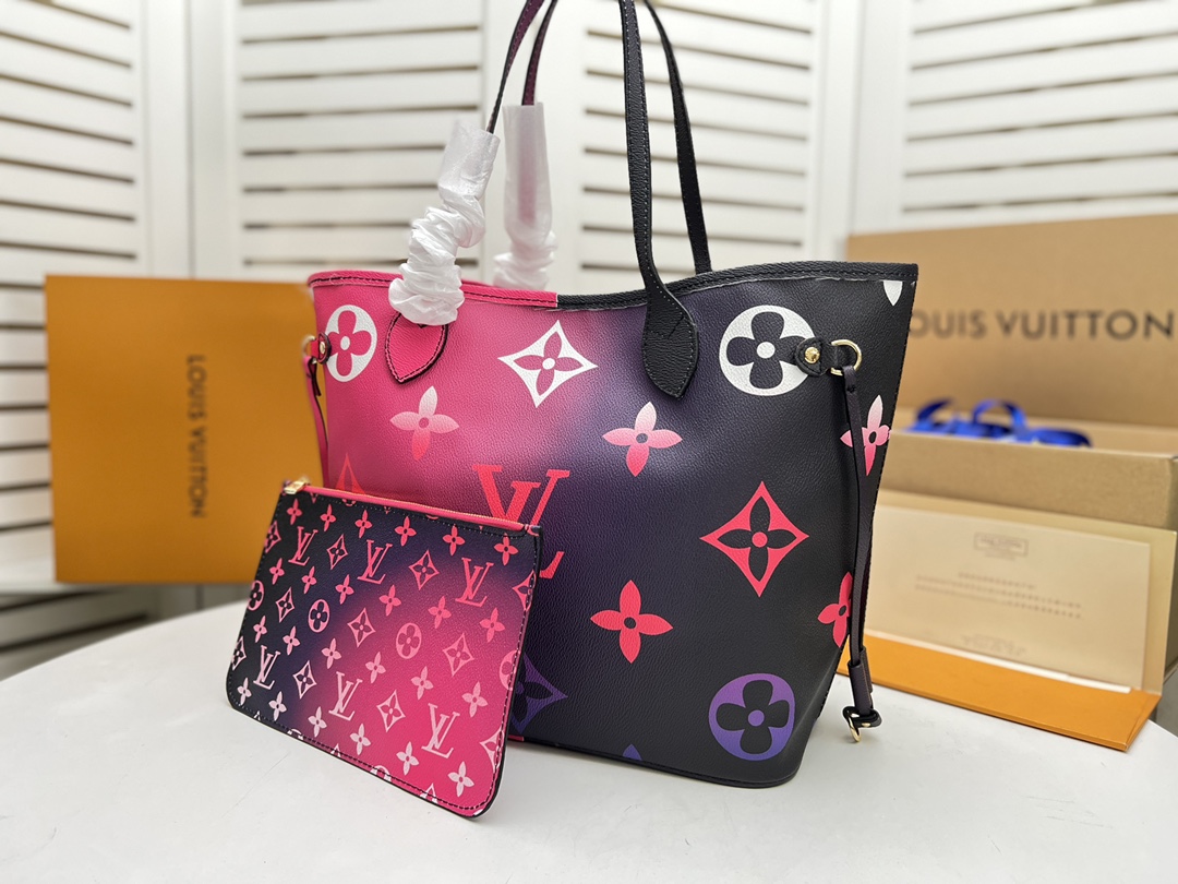 Wholesale Luxury Louis Vuitton Neverfull Mm Tote- 3 Styles - Image 3