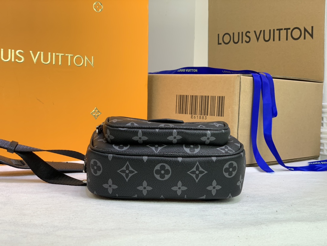 Wholesale Luxury Louis Vuitton Taigarama Outdoor Pouch Brown/Black - Image 10