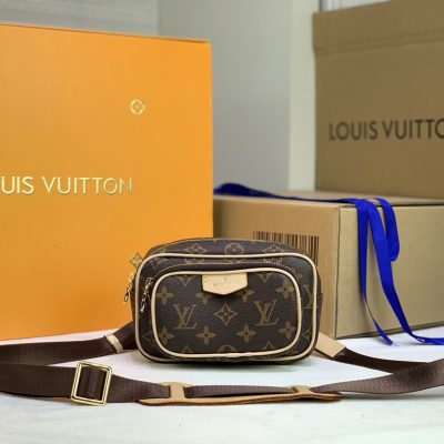 Alternative view of Wholesale Luxury Louis Vuitton Taigarama Outdoor Pouch Brown/Black