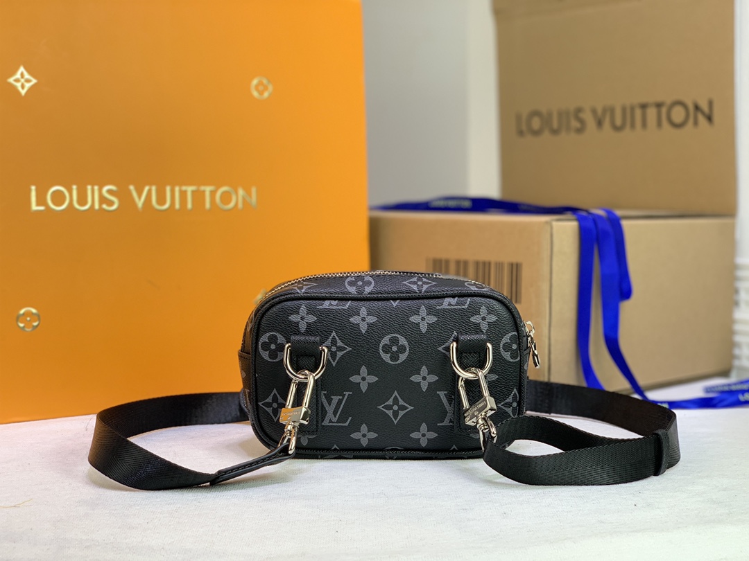 Wholesale Luxury Louis Vuitton Taigarama Outdoor Pouch Brown/Black - Image 9