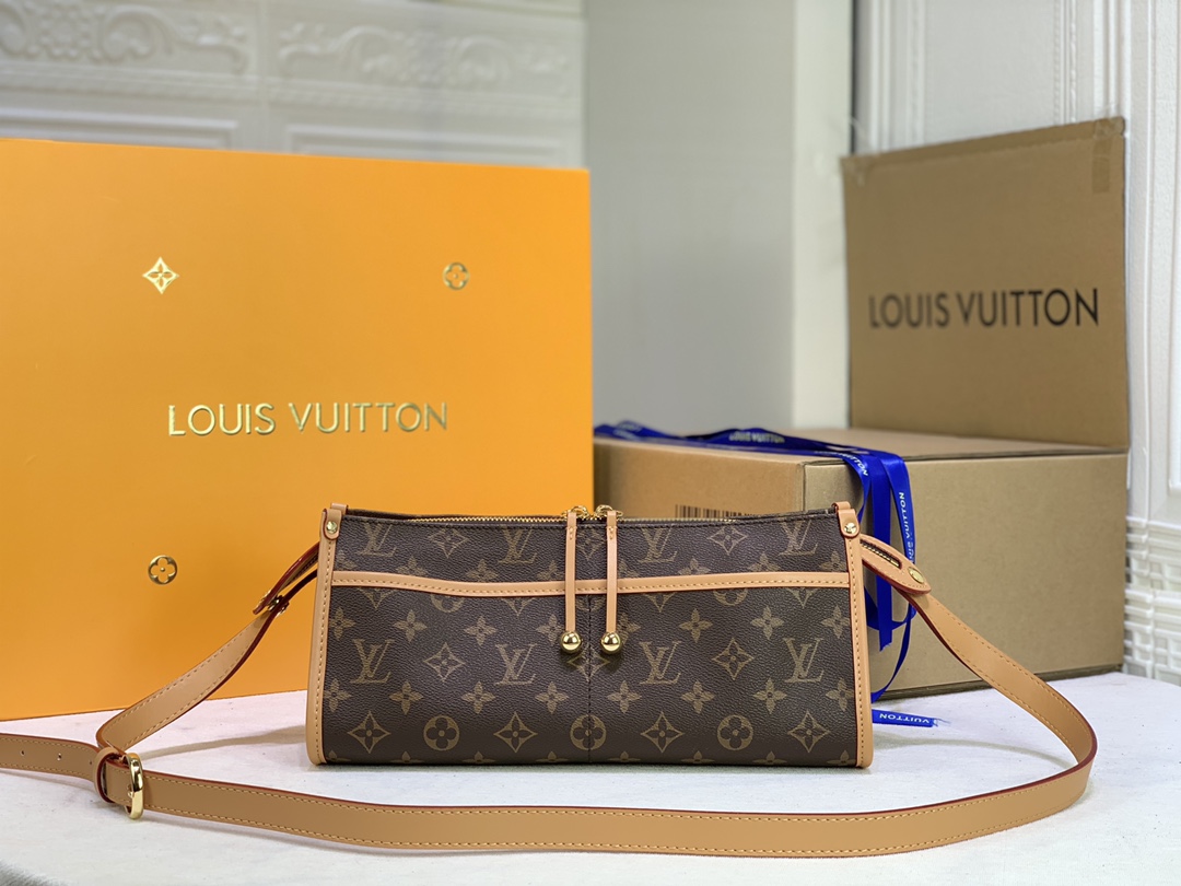 Wholesale Luxury Louis Vuitton Monogram Popincourt Long Bag M40008