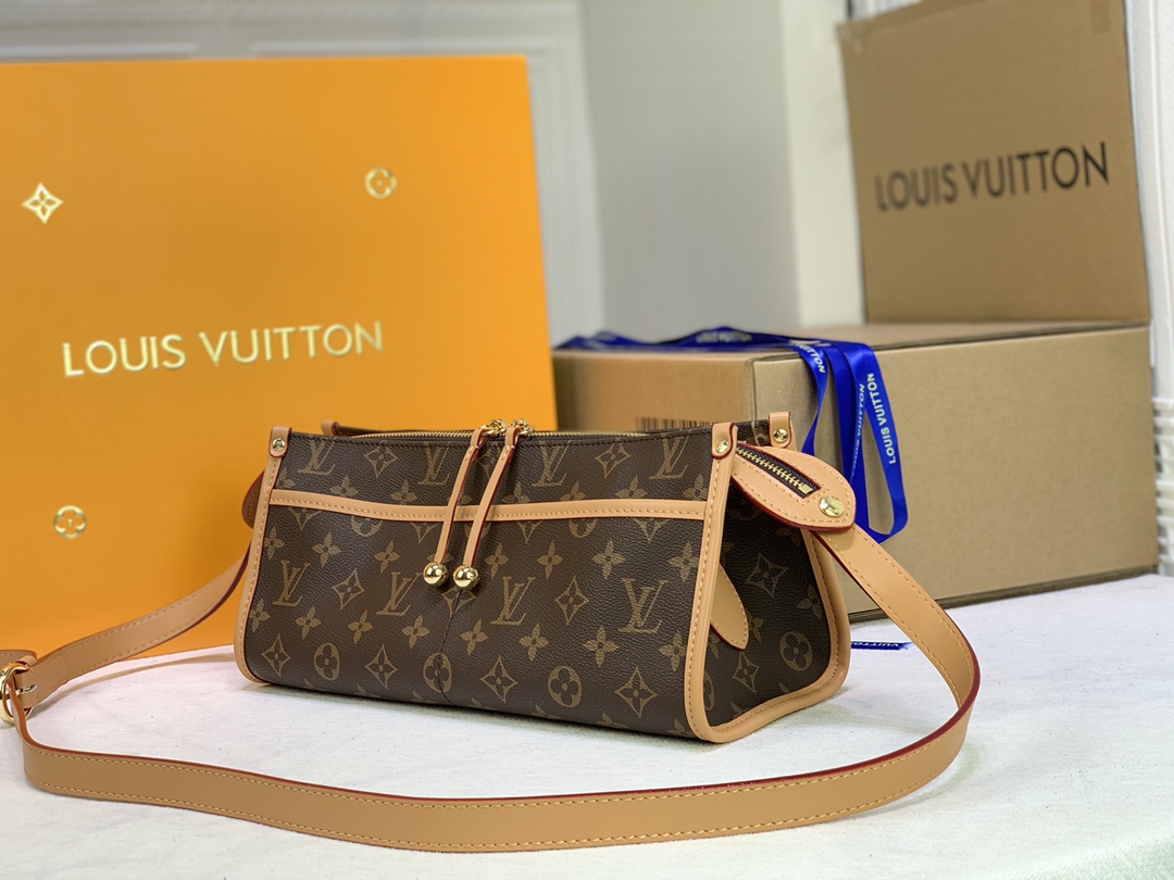 Wholesale Luxury Louis Vuitton Monogram Popincourt Long Bag M40008 - Image 3