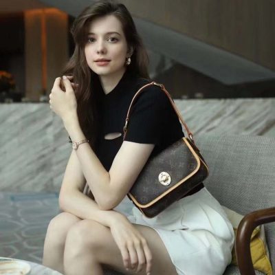 Wholesale Luxury Louis Vuitton Tikal Pm Brown Monogram Shoulder Bag