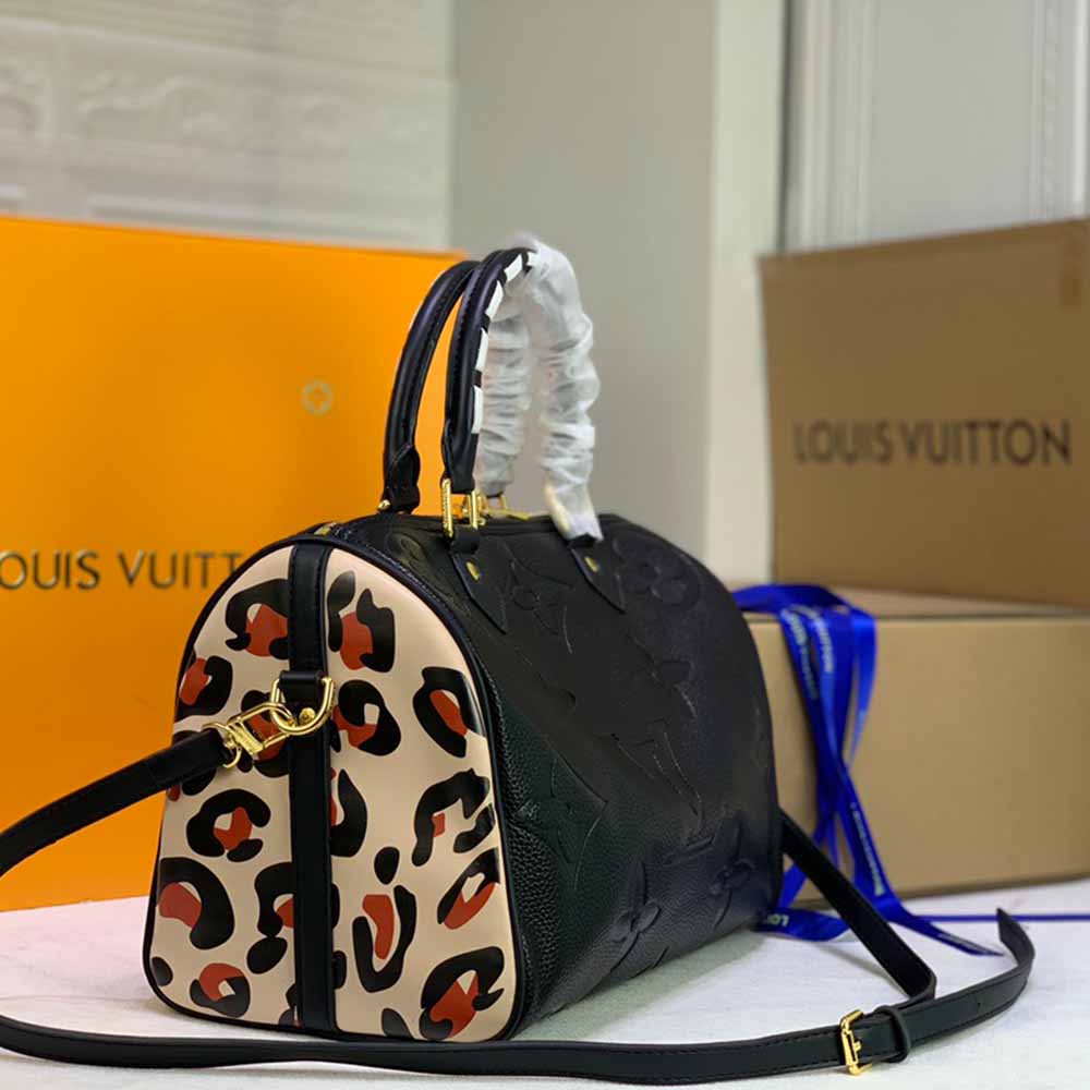 Wholesale Luxury Louis Vuitton Leopard Speedy Bandouliere 30/ Embossed - Image 13