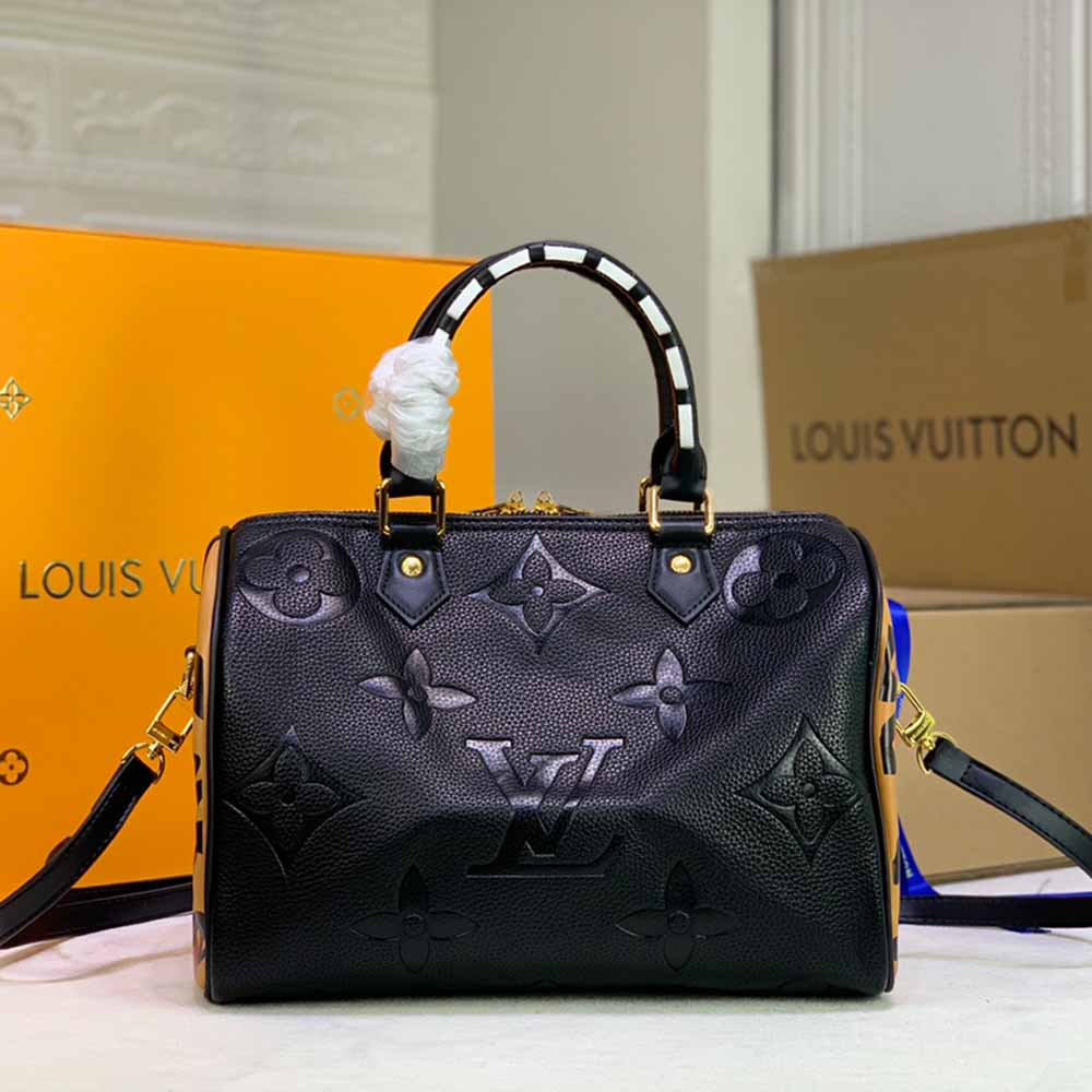 Wholesale Luxury Louis Vuitton Leopard Speedy Bandouliere 30/ Embossed - Image 6