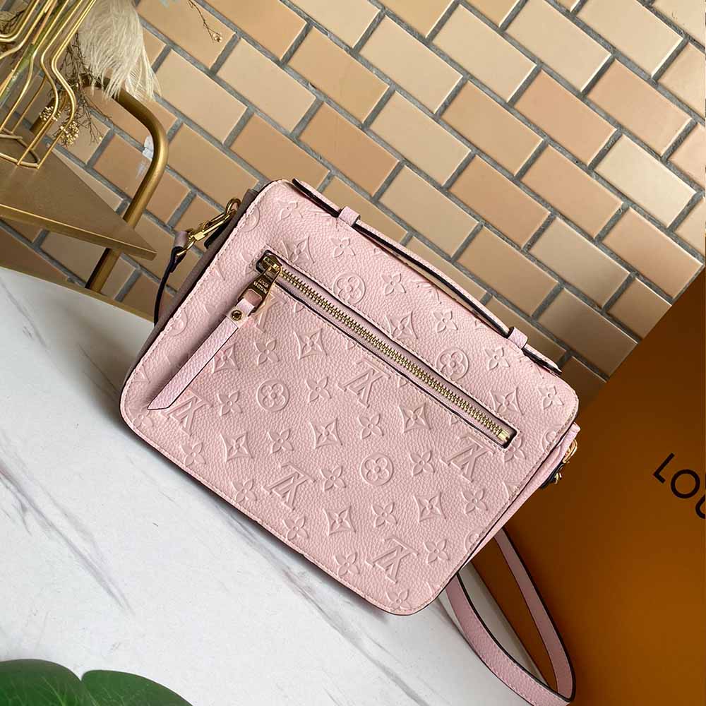 Wholesale Luxury Louis Vuitton Pochette Metis M40780 Beige/Pink/Black/Navy/Red - Image 12
