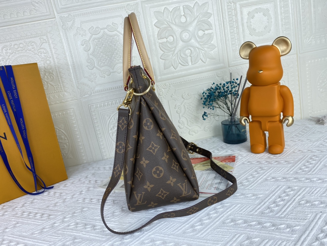 Wholesale Luxury Louis Vuitton Pallas Mm Monogram Black/Red/Pink - Image 10