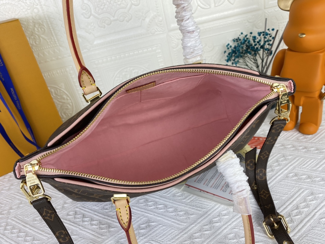 Wholesale Luxury Louis Vuitton Pallas Mm Monogram Black/Red/Pink - Image 12