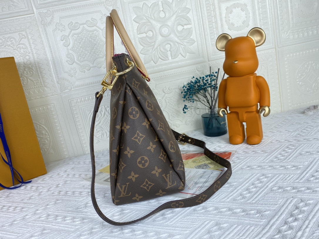 Wholesale Luxury Louis Vuitton Pallas Mm Monogram Black/Red/Pink - Image 14