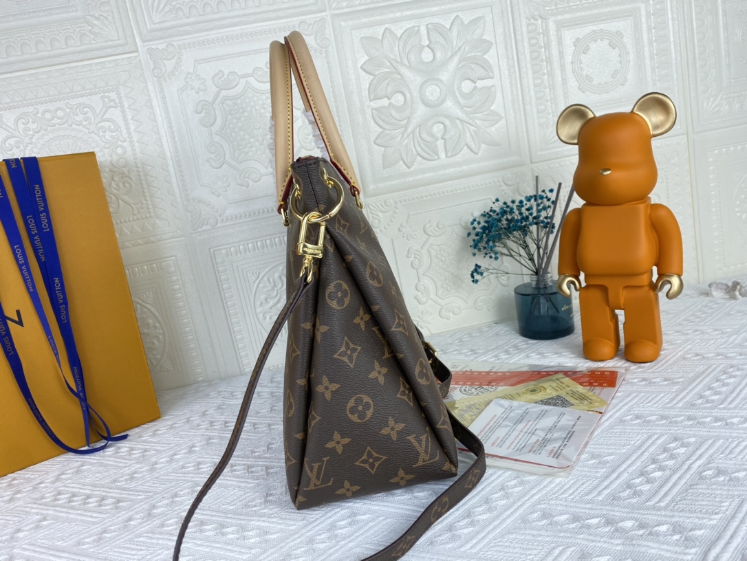 Wholesale Luxury Louis Vuitton Pallas Mm Monogram Black/Red/Pink - Image 18