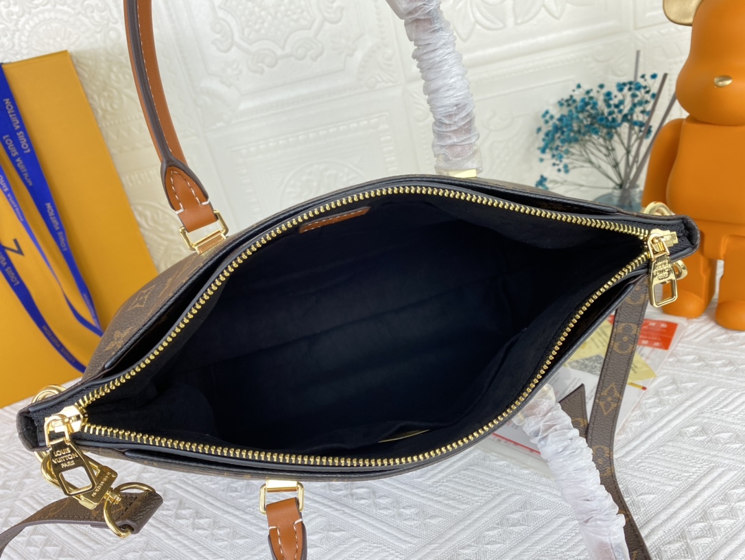 Wholesale Luxury Louis Vuitton Pallas Mm Monogram Black/Red/Pink - Image 8