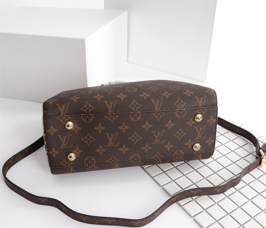 Wholesale Luxury Louis Vuitton Classic Monogram Handle Bag With Strap - Image 15