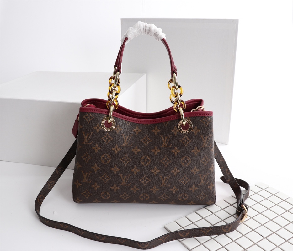 Wholesale Luxury Louis Vuitton Classic Monogram Handle Bag With Strap - Image 18