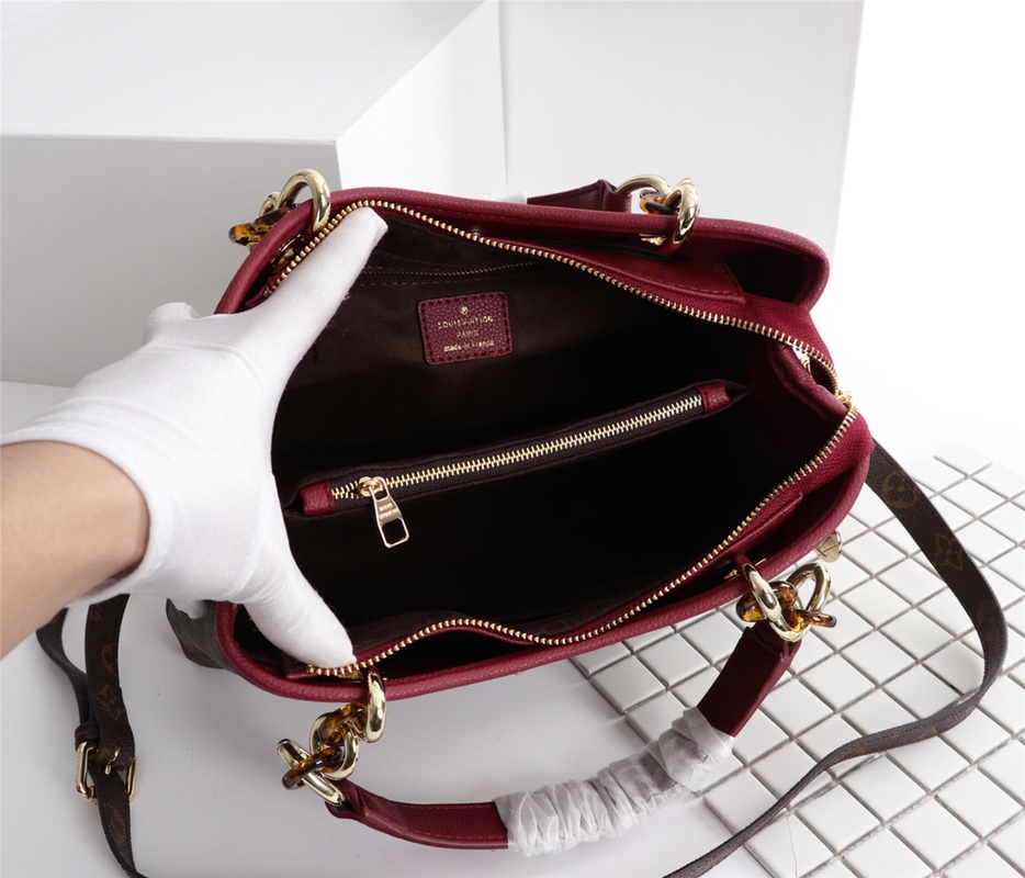 Wholesale Luxury Louis Vuitton Classic Monogram Handle Bag With Strap - Image 21