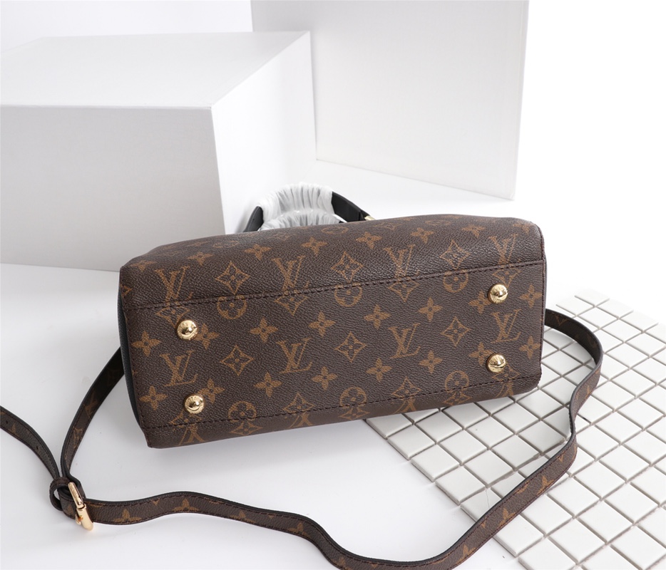 Wholesale Luxury Louis Vuitton Classic Monogram Handle Bag With Strap - Image 5