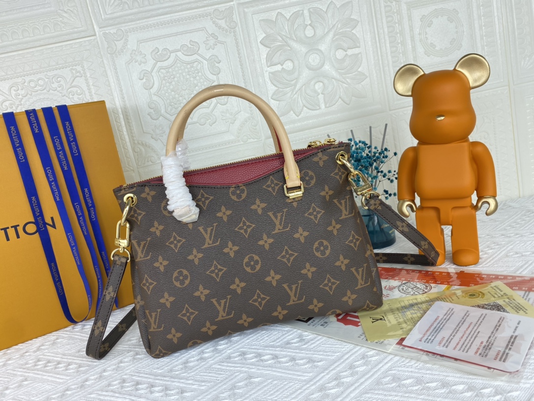 Wholesale Luxury Louis Vuitton Pallas Bb Black/Red/Pink - Image 15