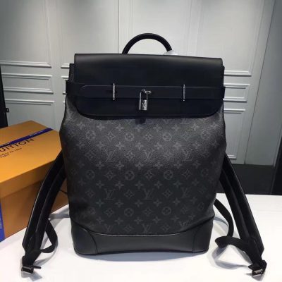 Wholesale Luxury Louis Vuitton Aaa-Steamer Backpack M44052 Black