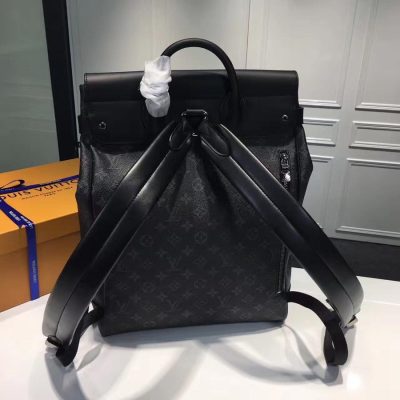 Alternative view of Wholesale Luxury Louis Vuitton Aaa-Steamer Backpack M44052 Black