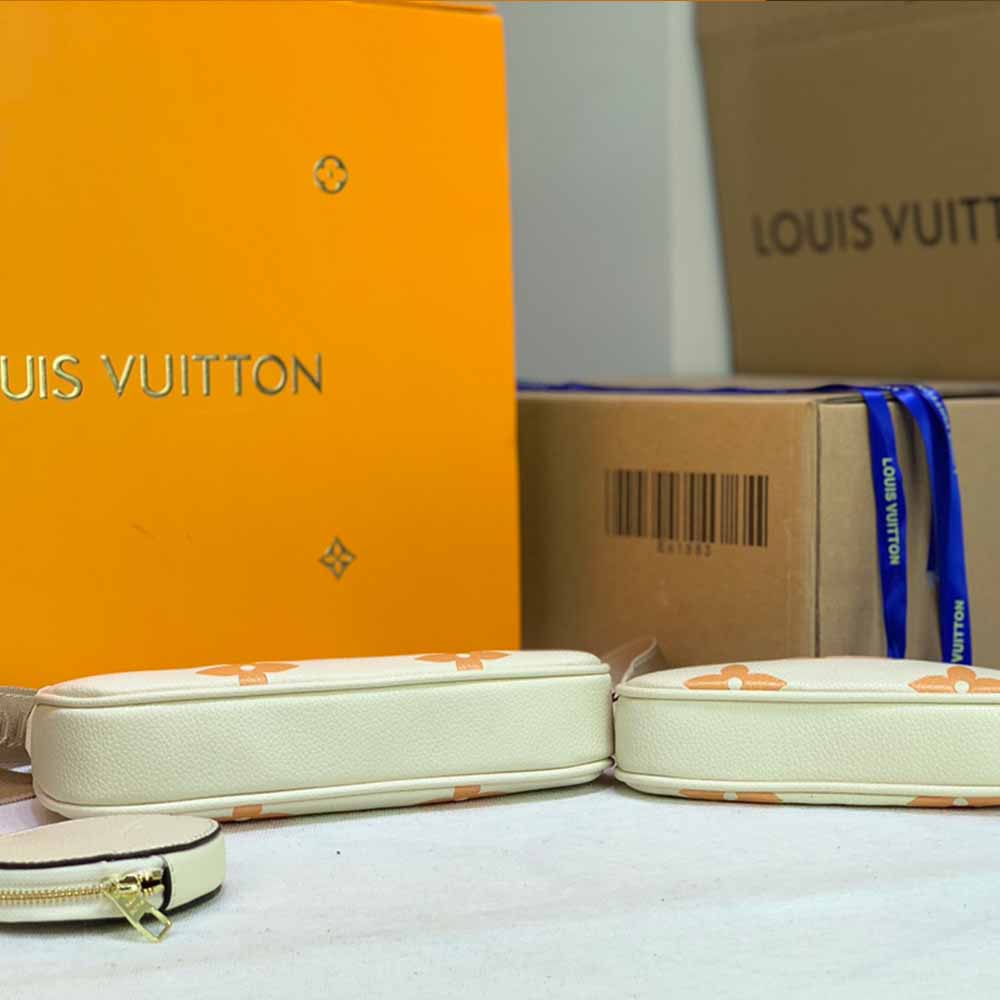 Wholesale Luxury Louis Vuitton Multi Pochette Accessoires-M44823 Pink/Blue/Beige - Image 11
