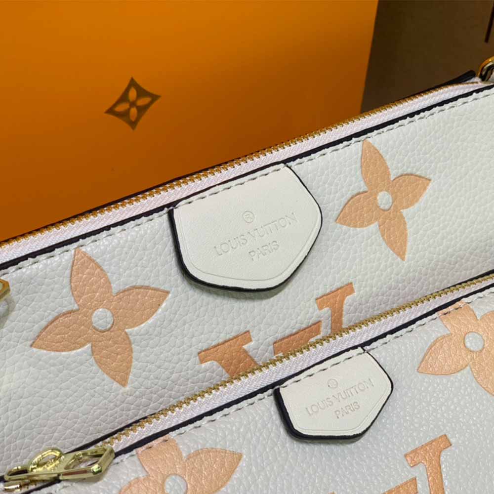 Wholesale Luxury Louis Vuitton Multi Pochette Accessoires-M44823 Pink/Blue/Beige - Image 12