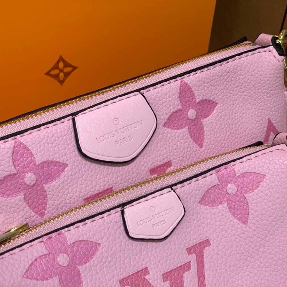 Wholesale Luxury Louis Vuitton Multi Pochette Accessoires-M44823 Pink/Blue/Beige - Image 6