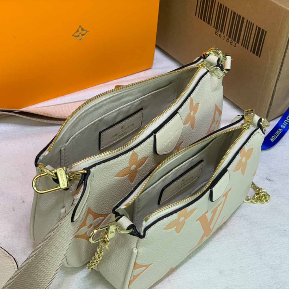 Wholesale Luxury Louis Vuitton Multi Pochette Accessoires-M44823 Pink/Blue/Beige - Image 10
